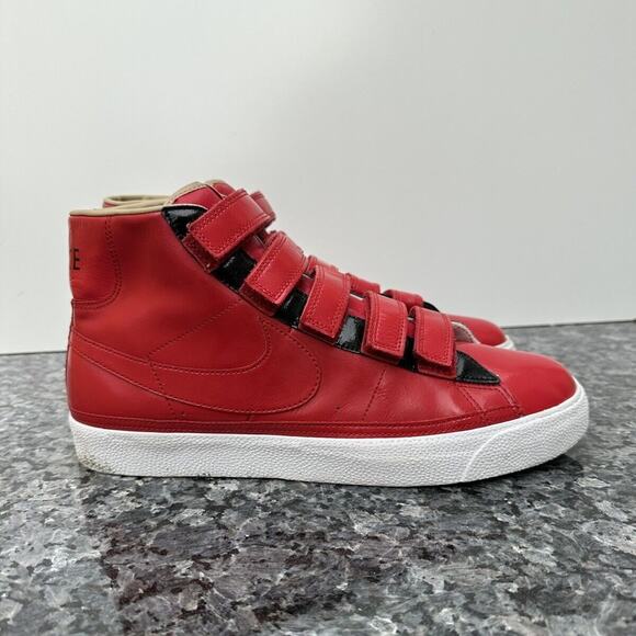 2009 Nike Blazer AC High Varsity Red Enamel Black White 386162-661 Men’s SZ 11 main image 4